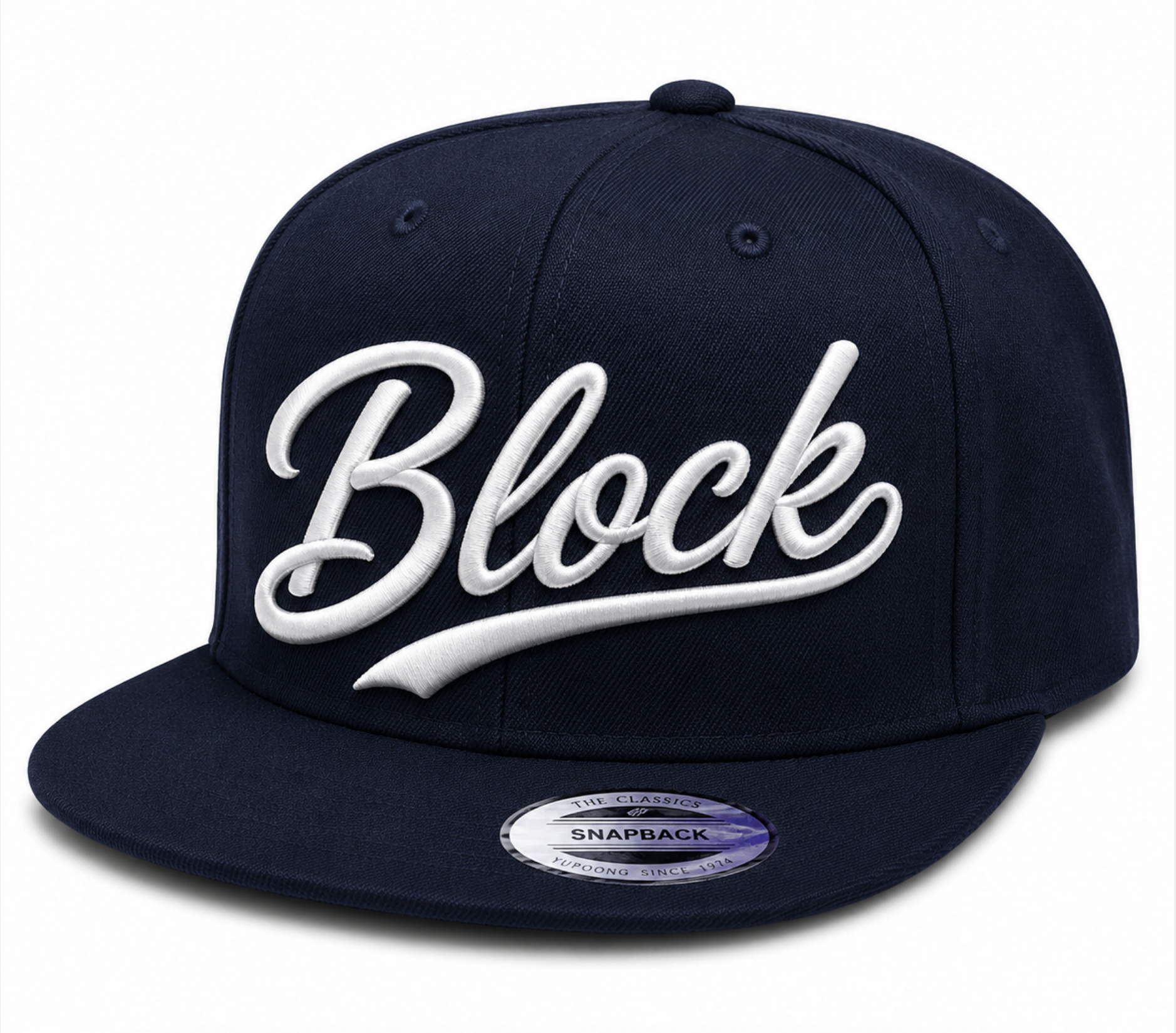 Block Snapback - Navy