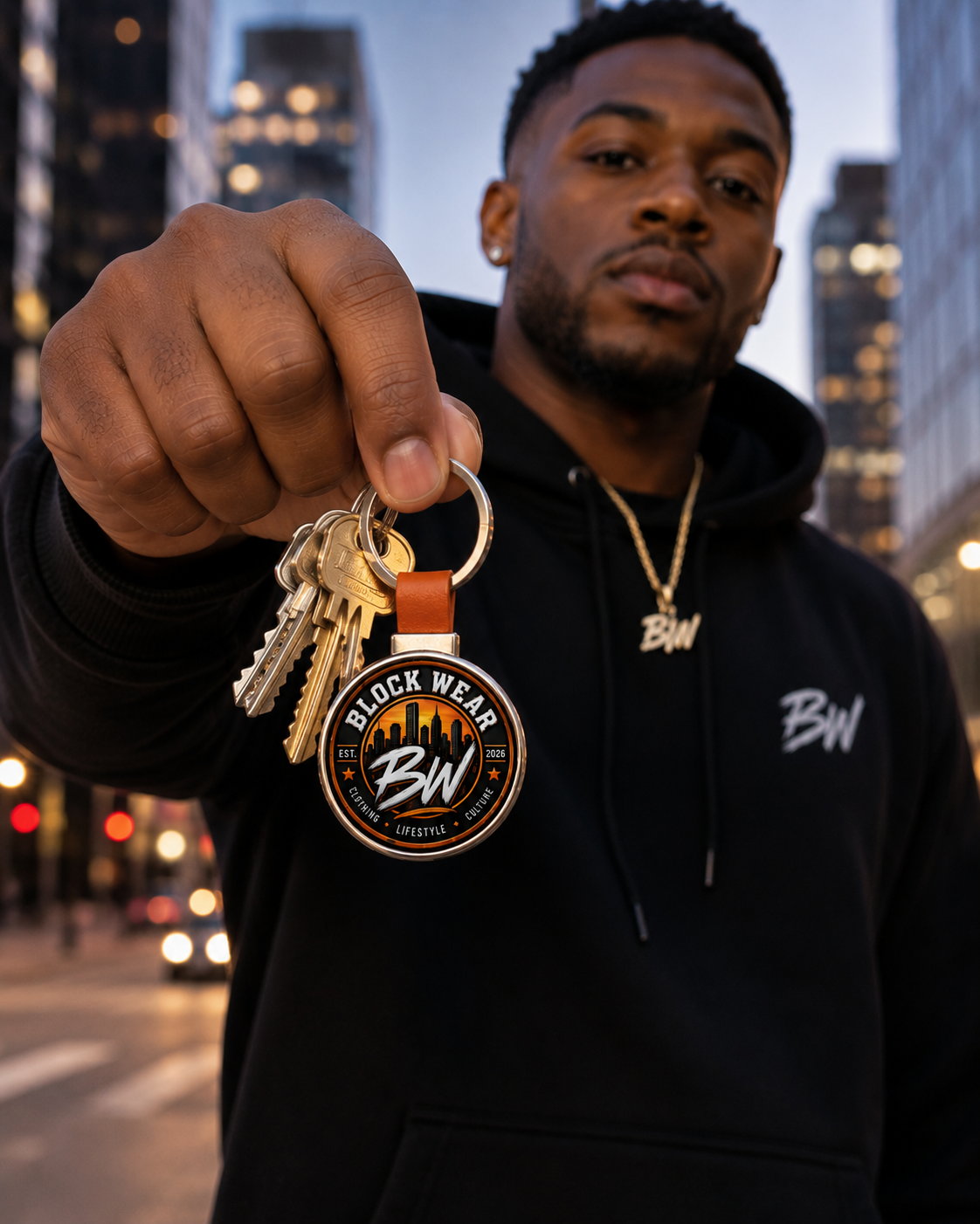 Keychain on keys